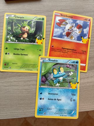 Cartas de Pokemon MCdonald para intercambiar