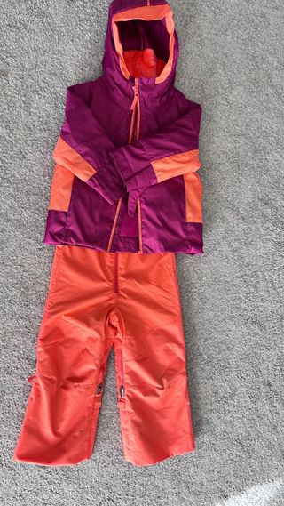 Conjunto de esquí y nieve para niña