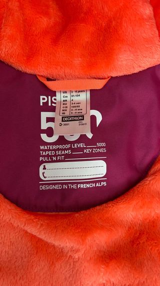 Conjunto de esquí y nieve para niña