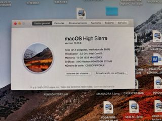 Ordenador iMac 21.5" retina