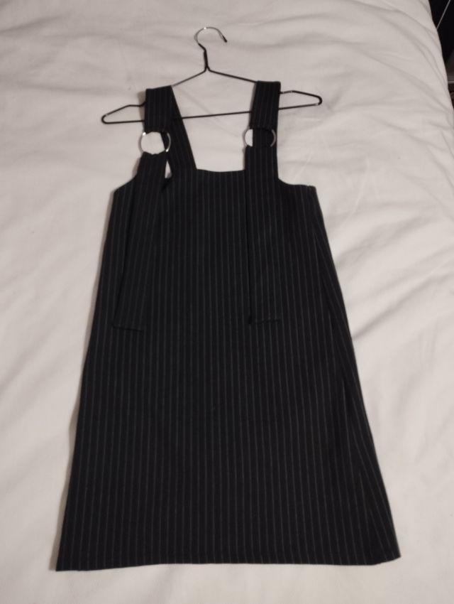 Vestido Negro raya diplomática