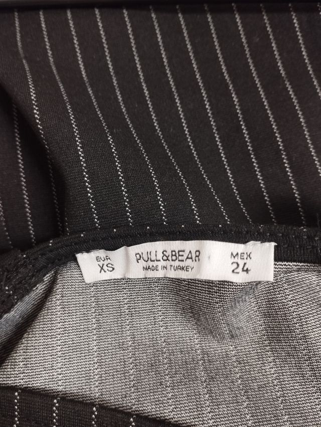 Vestido Negro raya diplomática