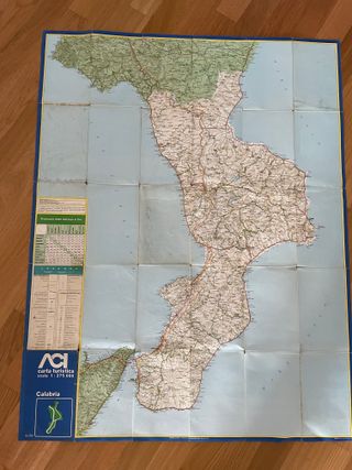 Lotto 6 cartine stradali regioni ACI