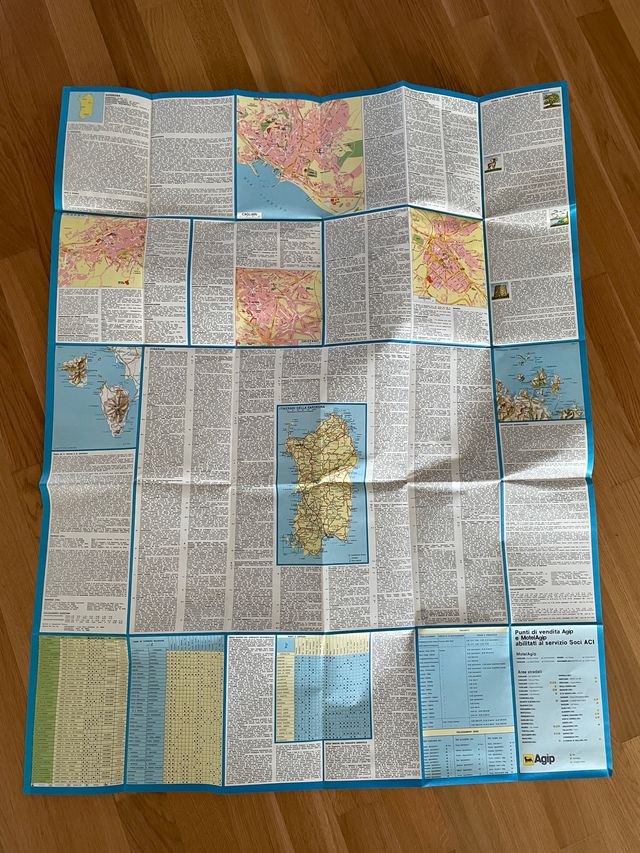 Lotto 6 cartine stradali regioni ACI