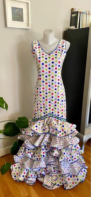Traje de Gitana blanco 