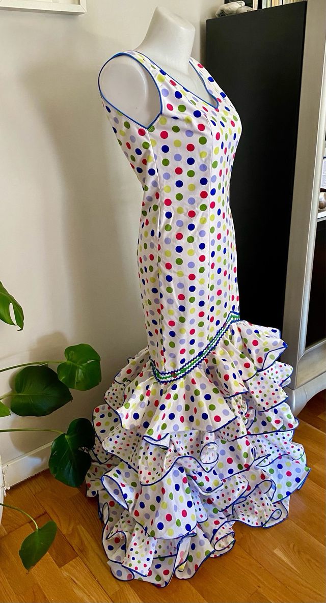 Traje de Gitana blanco