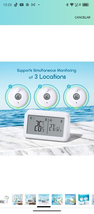 Termómetros para Piscinas