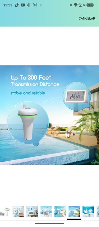 Termómetros para Piscinas