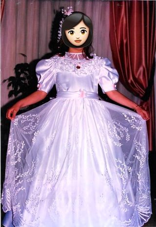 vestido de comunion niña