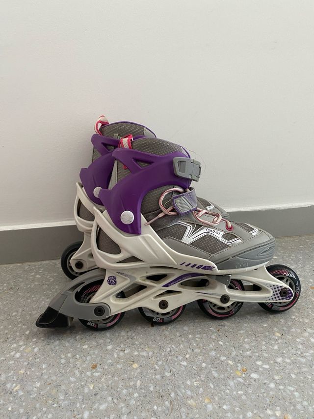 Patines con protección y mochilla