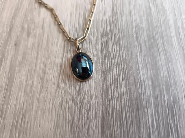 Cadena de goldfield, colgante hematita