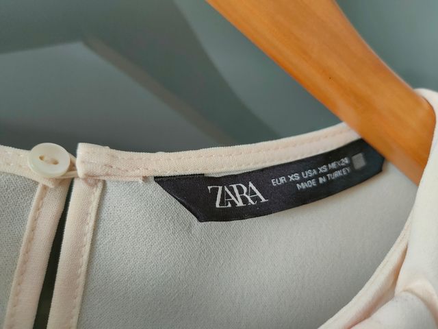 Camisa Zara con lazo