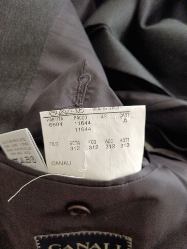 Completo grigio scuro CANALI