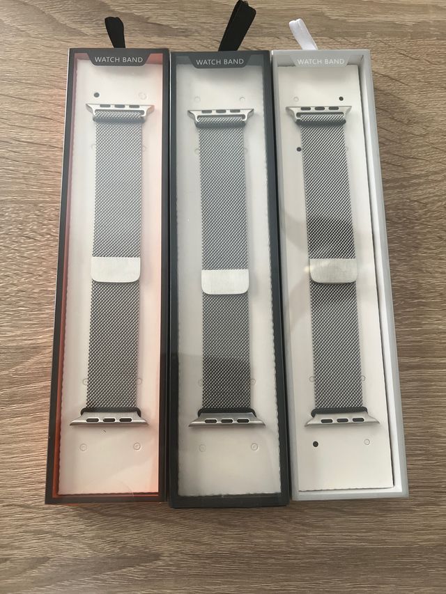 Correa acero inoxidable apple watch