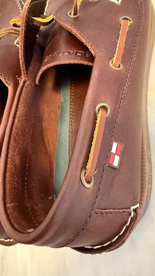 Mocasines de cuero Boating. Talla 43