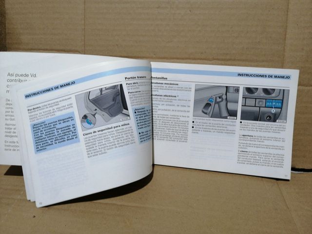 MANUAL USUARIO GOLF MK3   CLASICOS