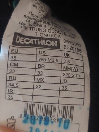 Patines y bolsa decathlon