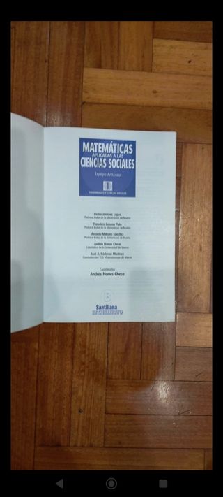 Libro 1 bachillerato matemáticas santill