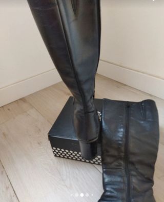 Botas altas de piel 37