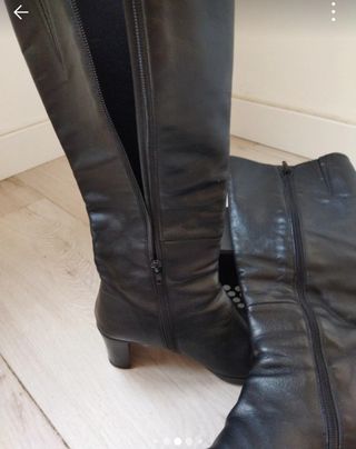 Botas altas de piel 37