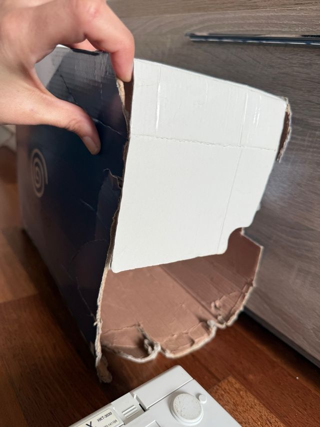 Sega dreamcast en caja  2 mandos  cableado