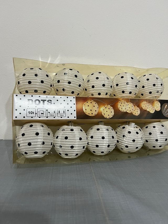 Catena luminosa da interno ed esterno