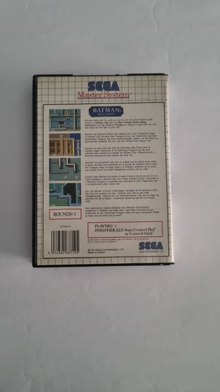Batman Retuns Master System