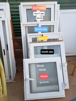 Ventana aluminio 65x95 alto