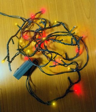 2 set luci multicolori addobbi Natale feste