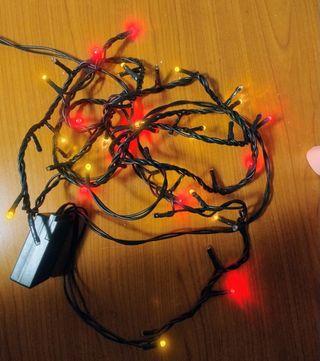 2 set luci multicolori addobbi Natale feste