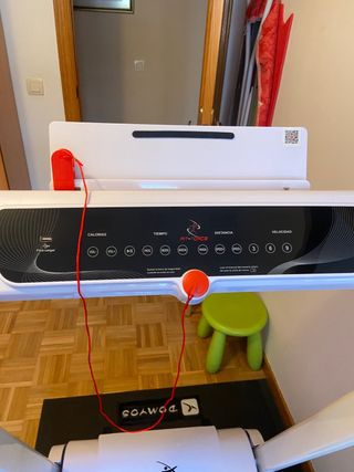 Cinta de correr blanca FIT FORCE