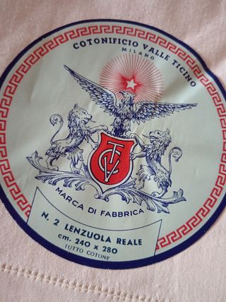 Lenzuola matrimoniali vintage gialle