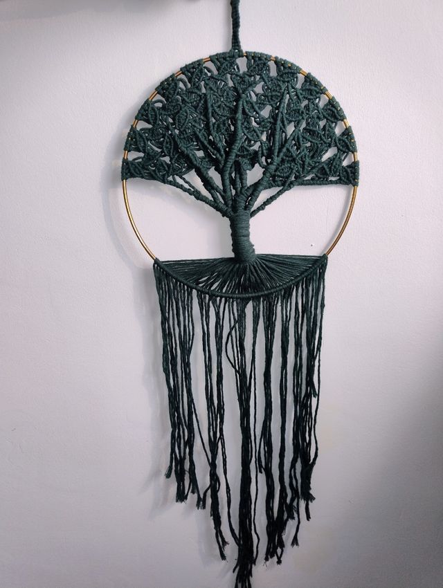 Árbol de la vida macramé