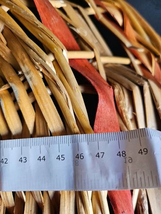 Grande cesto in paglia ..