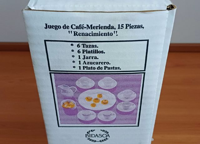 Juego de café Porcelana Bidasoa primera calidad