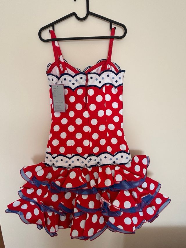 Traje flamenca corto