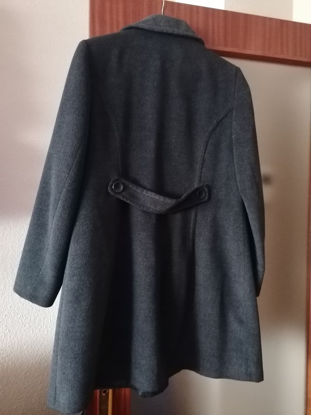 Abrigo mujer gris talla 44