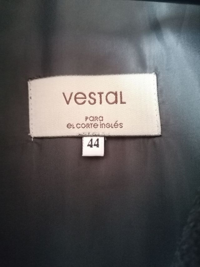 Abrigo mujer gris talla 44