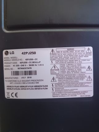 Televisión LG 42 pulgadas