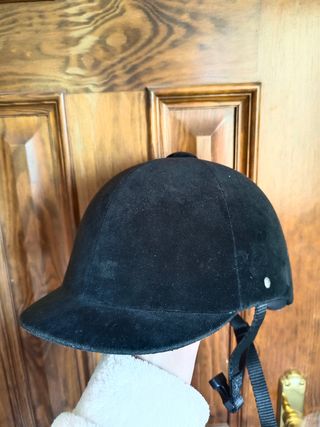Casco de equitación terciopelo