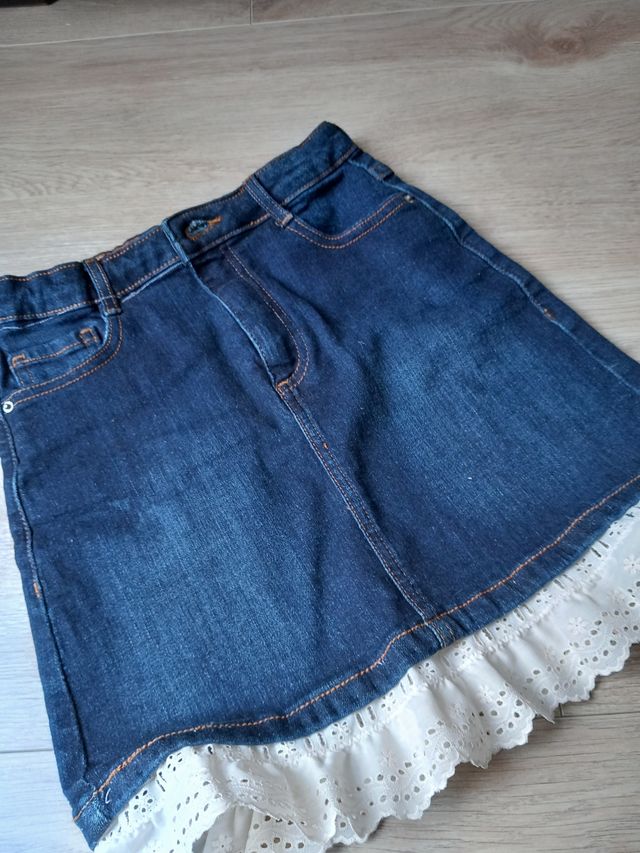 Falda vaquera niña
