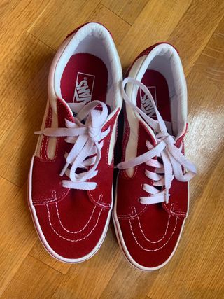 VANS ROJAS TALLA 36 EU