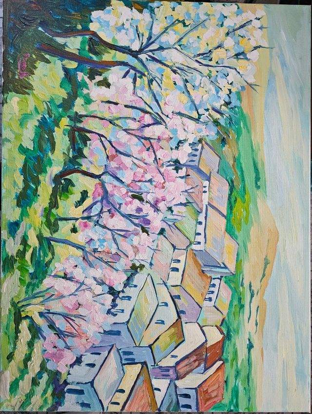 Cuadro al óleo canvas nuevo