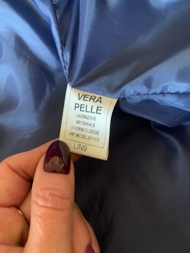 Giacca in vera pelle