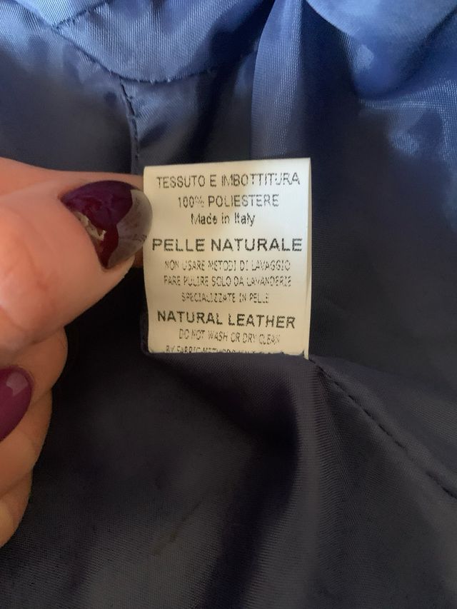 Giacca in vera pelle