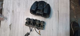 Piezas de varias motos.