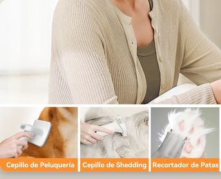 Nuevo se vende cortapelos animales con aspiradora.