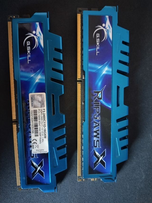 Ram 8 GB 16 GB DDR3 2400 Mhz G.Skill