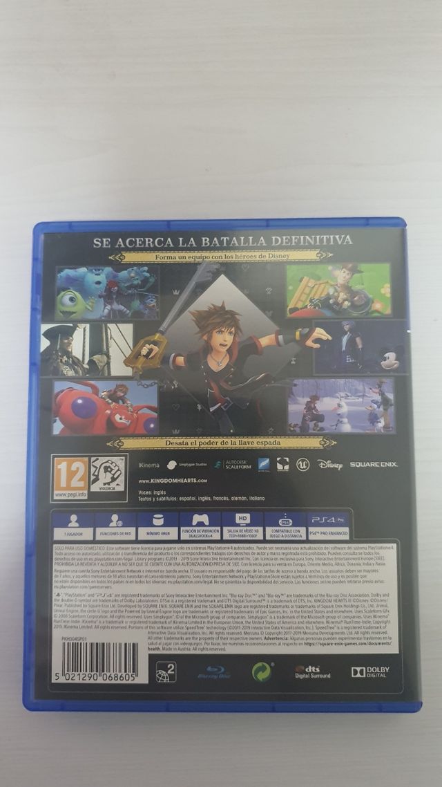 Kingdom Hearts 3 PS4