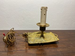 Abatjour - Lampada da tavolo a candela - vintage